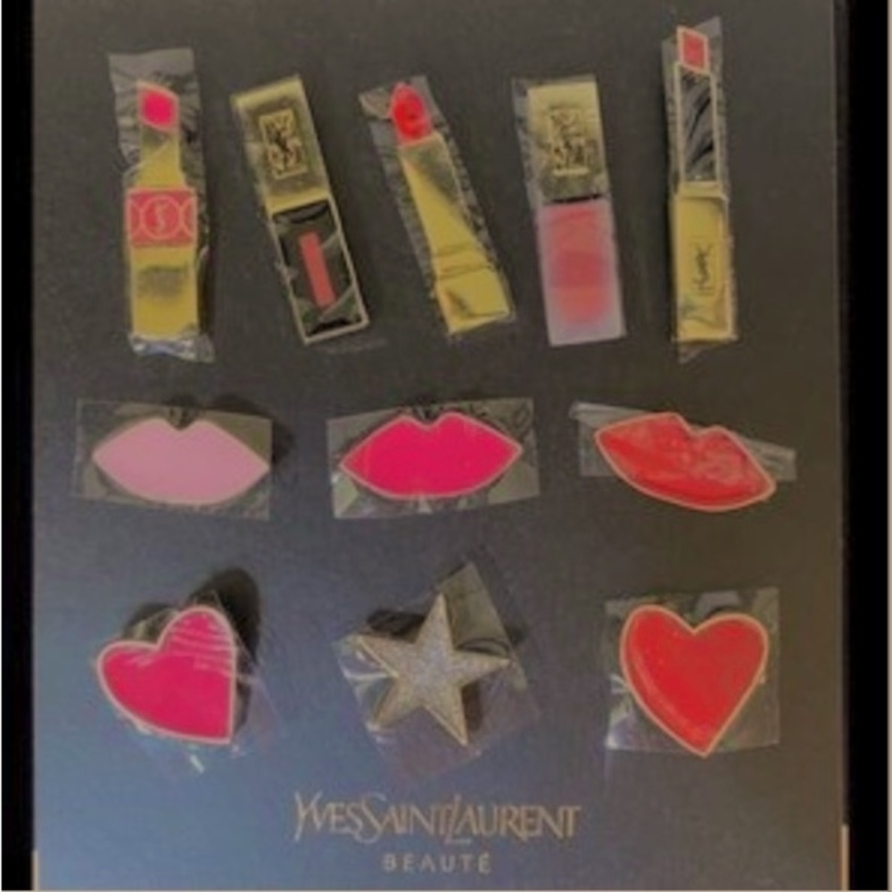 Yves Saint Laurent Pins.